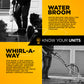 16" Under Car Pressure Washer Water Broom