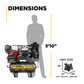 19 CFM @ 175 PSI Gas Air Compressor/Welder/Generator with Honda GX390 Engine