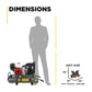 13.8 CFM @ 90 PSI Gas Air Compressor with Honda GX200 Engine - AC658HB