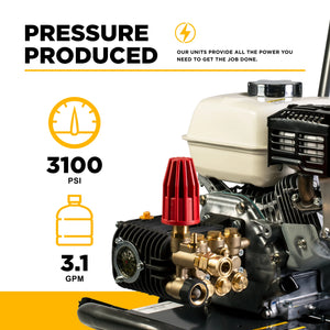 3,100 PSI 3.1 GPM Cold Water Gas Pressure Washer - B3165HC