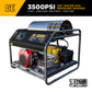 3,500 PSI 5.6GPM Hot Water Pressure Washer Honda GX690 Engine and General Triplex Pump - HW3524HG12V