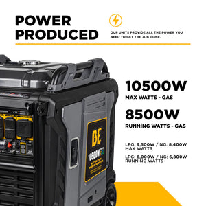 10,500 Watt Digital Inverter Generator - BE10500IT
