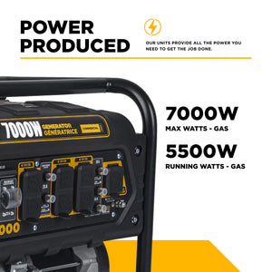 7,000 Watt Generator - BE7000