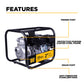 2" 33PSI 158GPM Water Transfer Pump with Powerease 225 Engine