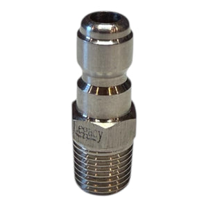 1/4" MPT Plug QC 10PK Stainless