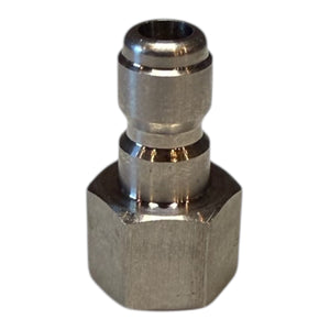 1/4" FNPT Plug QC 10PK Stainless